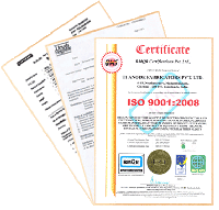Certificate for Ti Anode Fabricators Pvt. Ltd.